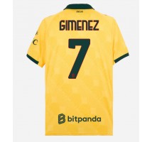 AC Milan Santiago Gimenez #7 Koszulka Trzecia 2025-26 Krótki Rękaw